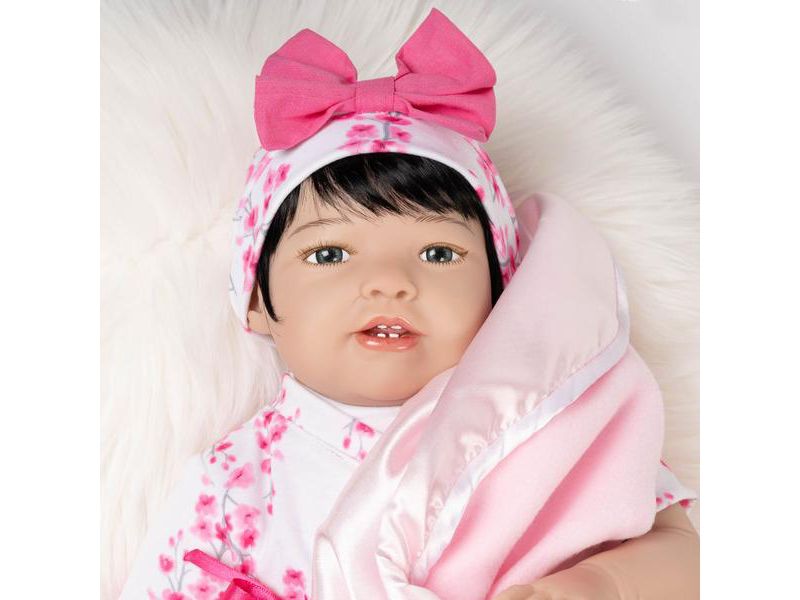 Paradise Galleries Realistic Toddler Doll - Hanami, 21 inch in SoftTouch Vinyl, 7-Piece Reborn Doll Gift Set