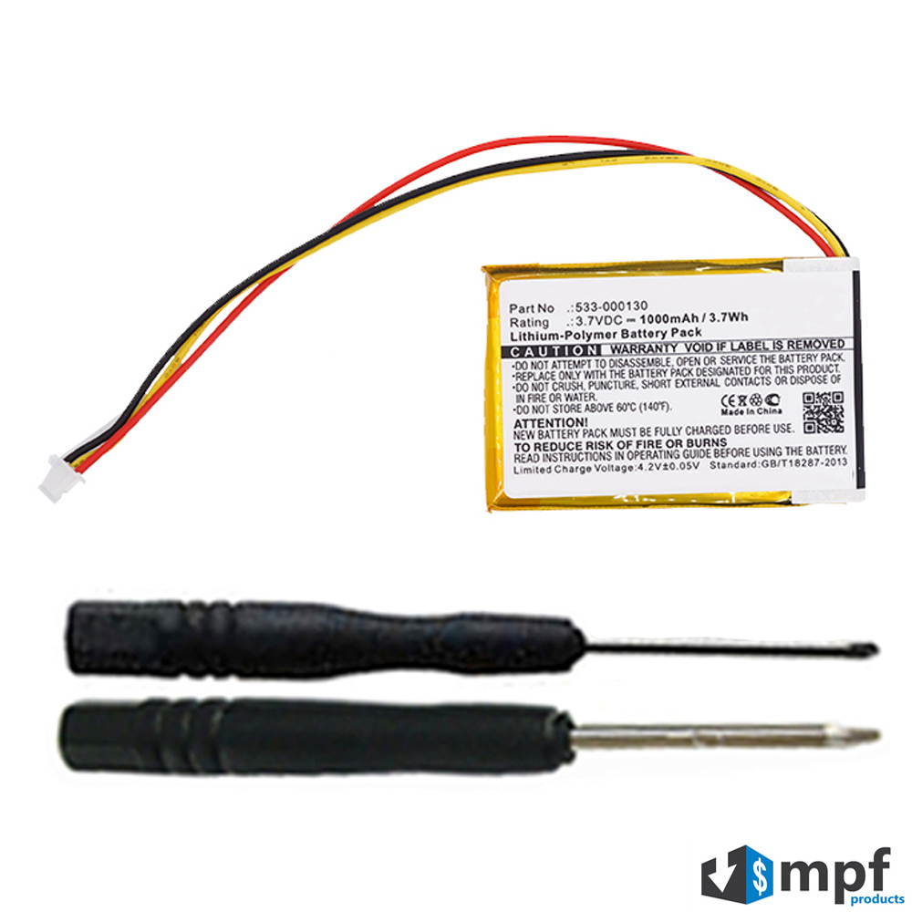 1000mAh Extended 533-000130 Battery Replacement for Logitech G900 Chaos Spectrum 910-004558 and G403 Prodigy RGB 910-004796 Gaming Mouse