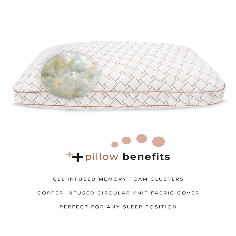 Downlite Soft White Goose Down Hypoallergenic Pillow &ndash; Perfect for Stomach Sleepers Standard