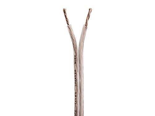 14AWG Speaker Wire  Pro Series 14 AWG Gauge Speaker Wire Cable 500 Feet 1524 Meters Great Use for Home Theater Speakers and Car Speakers White