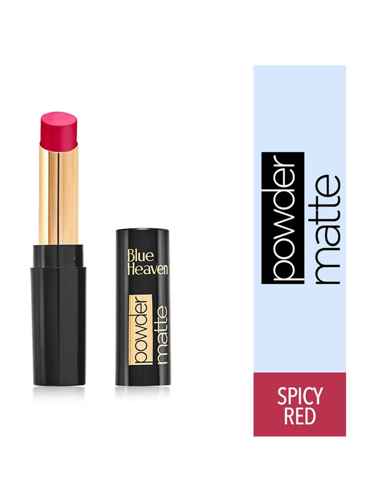 Blue Heaven Powder Matte Lipstick Spicy Red - 3.5 gm
