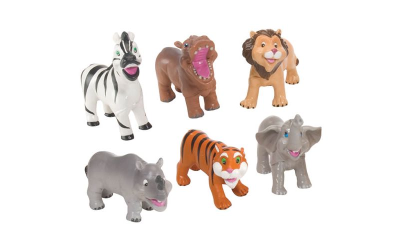 Wild Republic Soft and Squeezable Safari Animal Playset