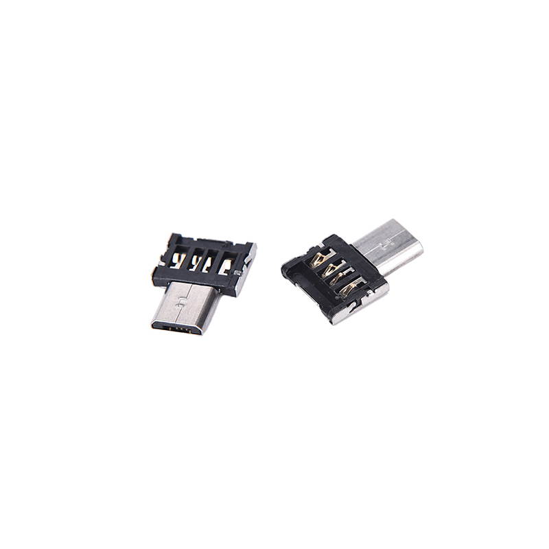 2X Micro USB Male to USB Female OTG Adapter Converter For Android Tablet Phone