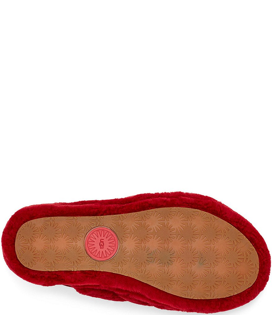 UGG&reg; Logo Fluff Yeah Fur Slides