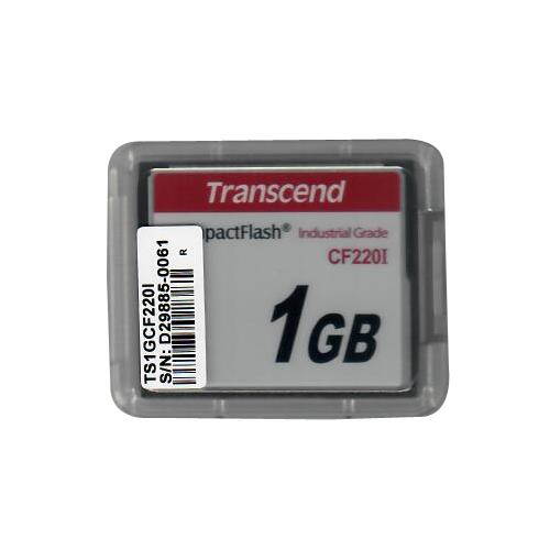 Transcend TS1GCF220I DHU 1GB 50p CF 220x Industrial Grade Transcend Compact Flash Card Clam