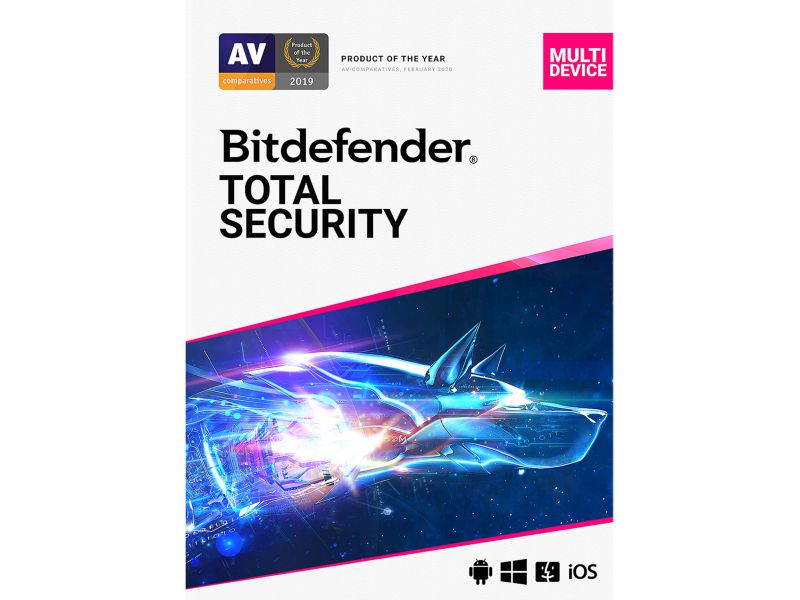 Bitdefender Total Security 2021 - 2 Year / 5PCs - Download