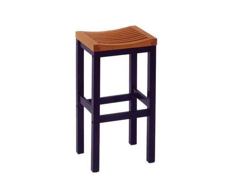 29" Saddle Seat Barstool Black/Oak - Home Styles