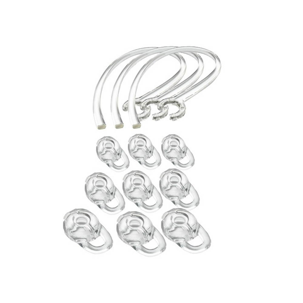 Plantronics M100 Eartips Kit 84661-01 (10-Pack) Eartip kit with earloop - M series