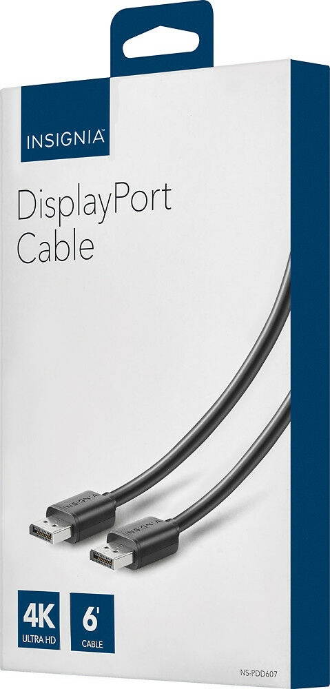 insignia 6' displayport cable  black  model: nspdd607