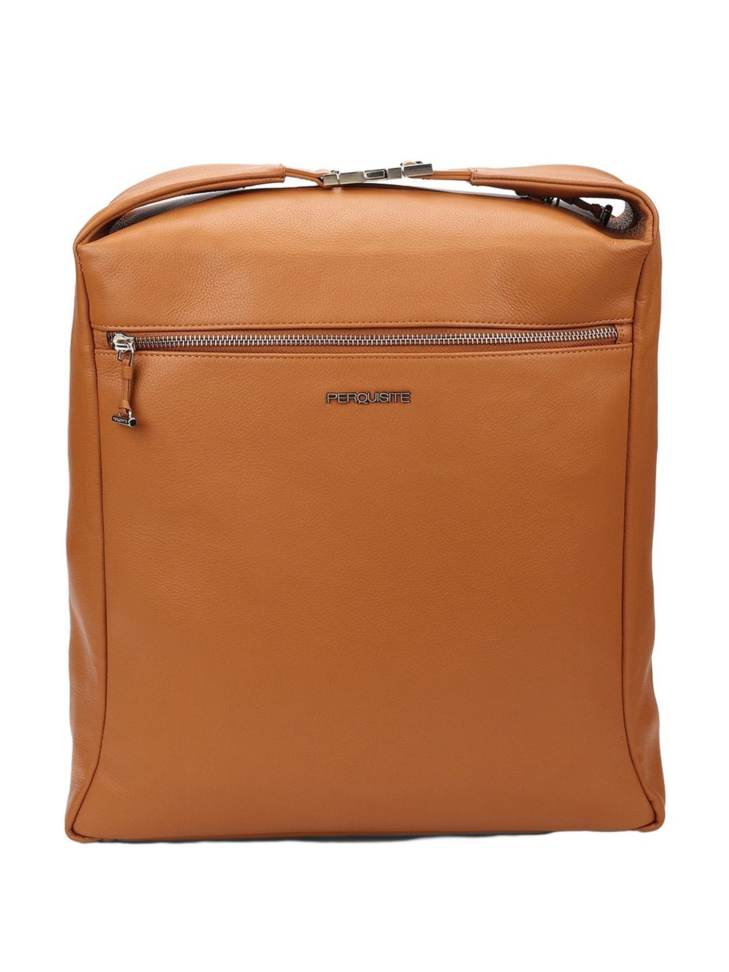 Tohl Tan Distressed Leather Backpack