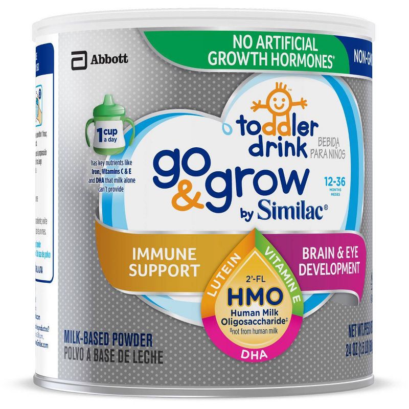 Go & Grow by Similac Toddler Drink Non-GMO Powder - 24oz