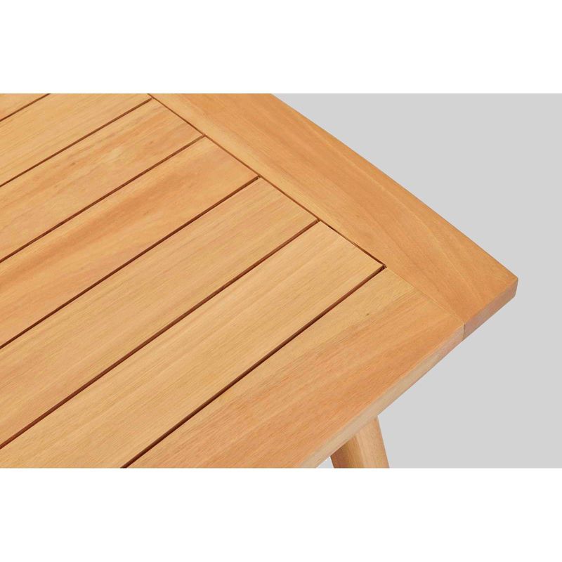 Outdoor Patio Eucalyptus Wood Coffee Table Natural - Modway