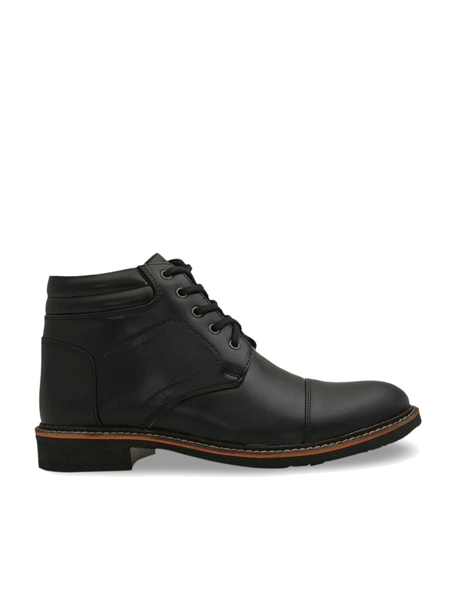 Hydes N Hues Men's Black Derby Boots