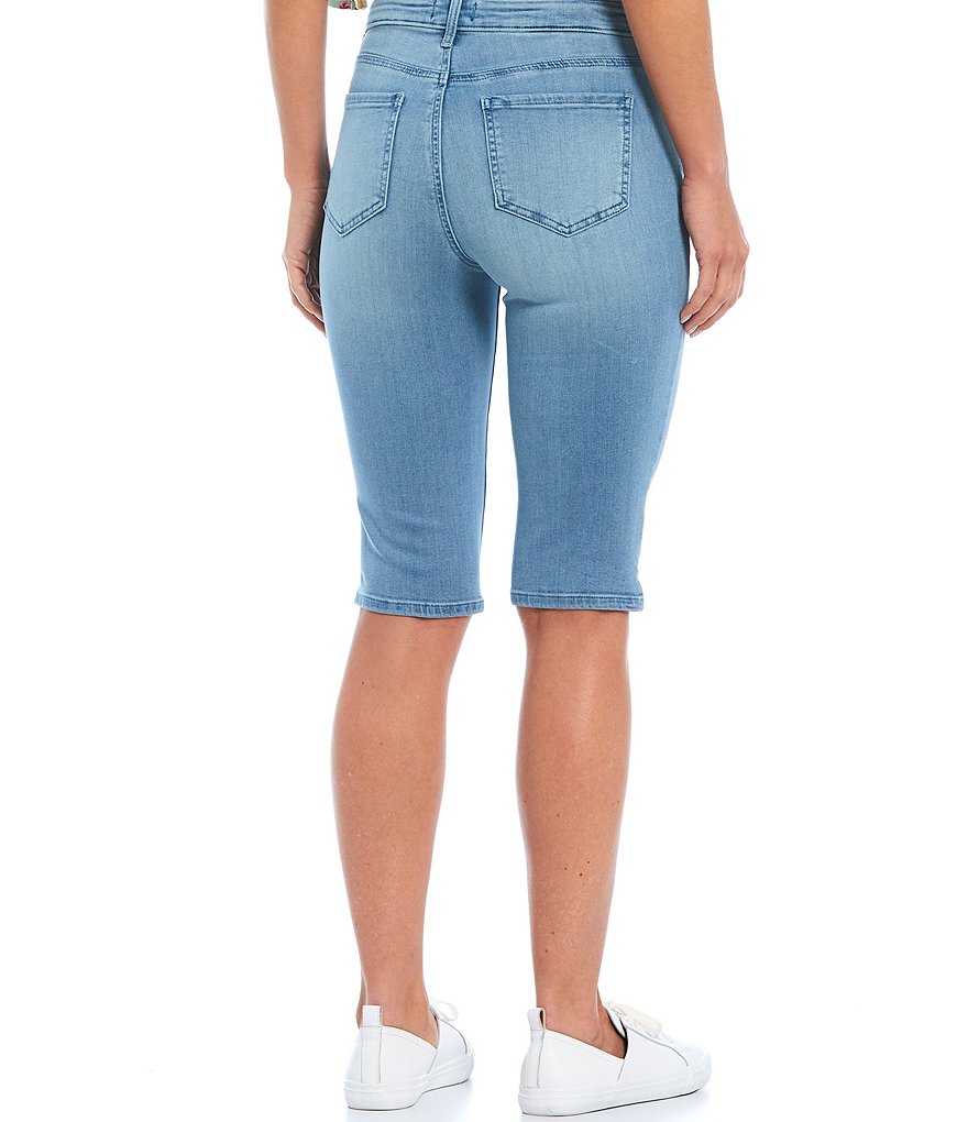 NYDJ Riveted Side Seam Slit Capri Jeans