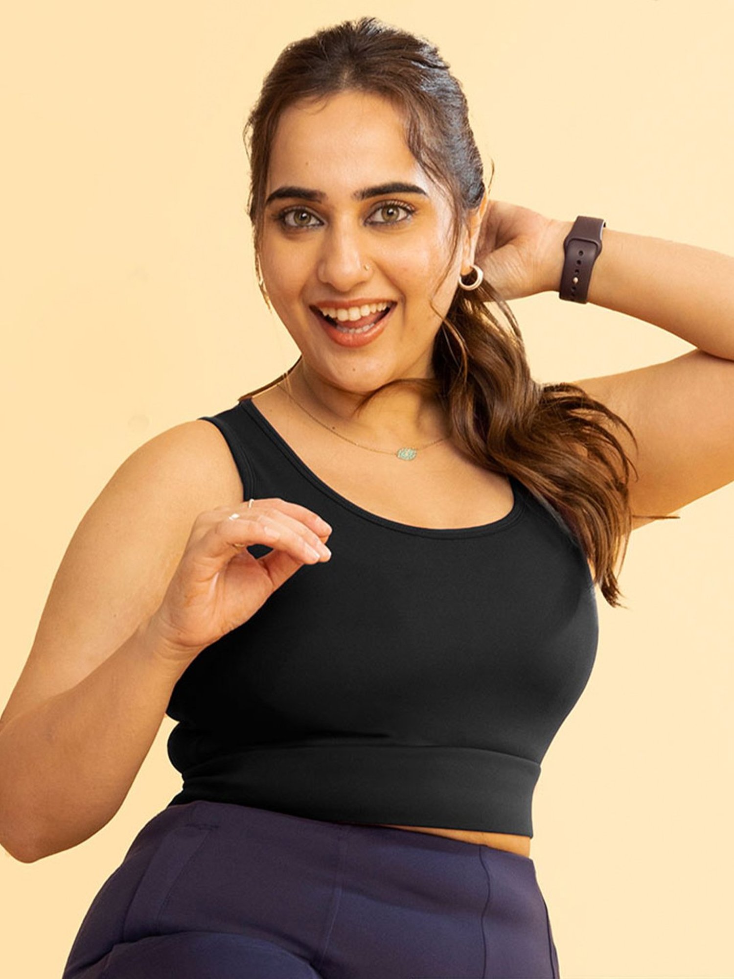 BlissClub Black The Ultimate Comfort Sports Bra