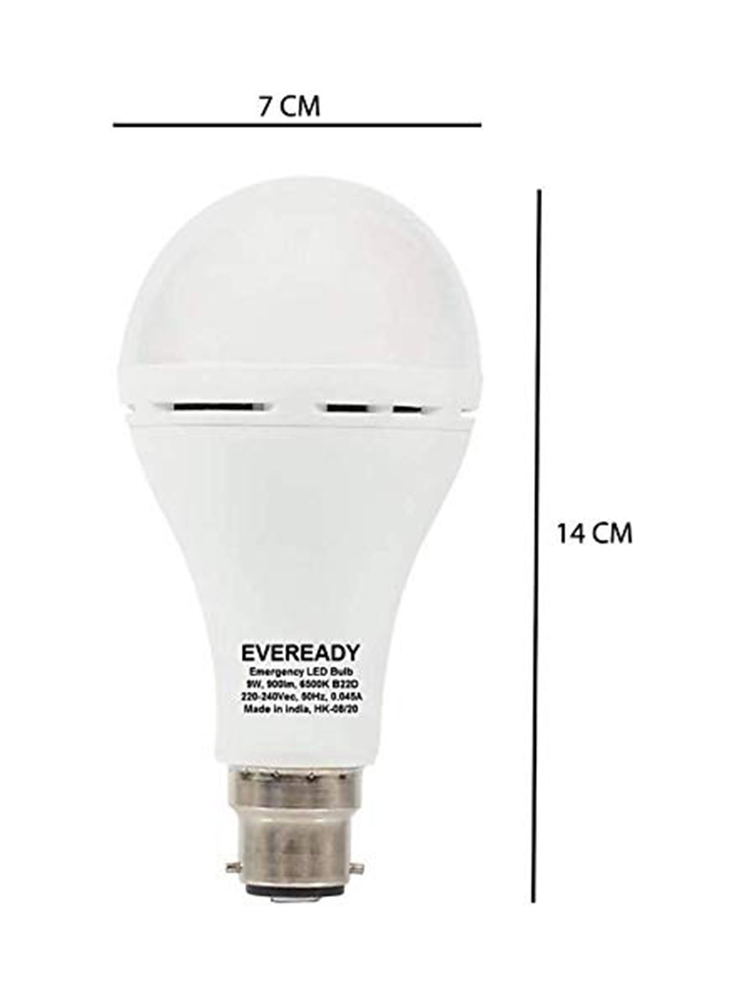 Eveready 0.5 W Standard B22 LED Bulb Pack of 12 (Green)