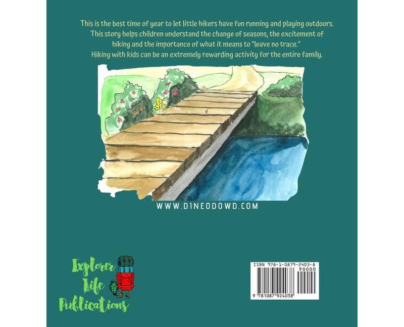 Spring Hike - (The Dowd's Adventures) Large Print by  Dineo Dowd (Hardcover)