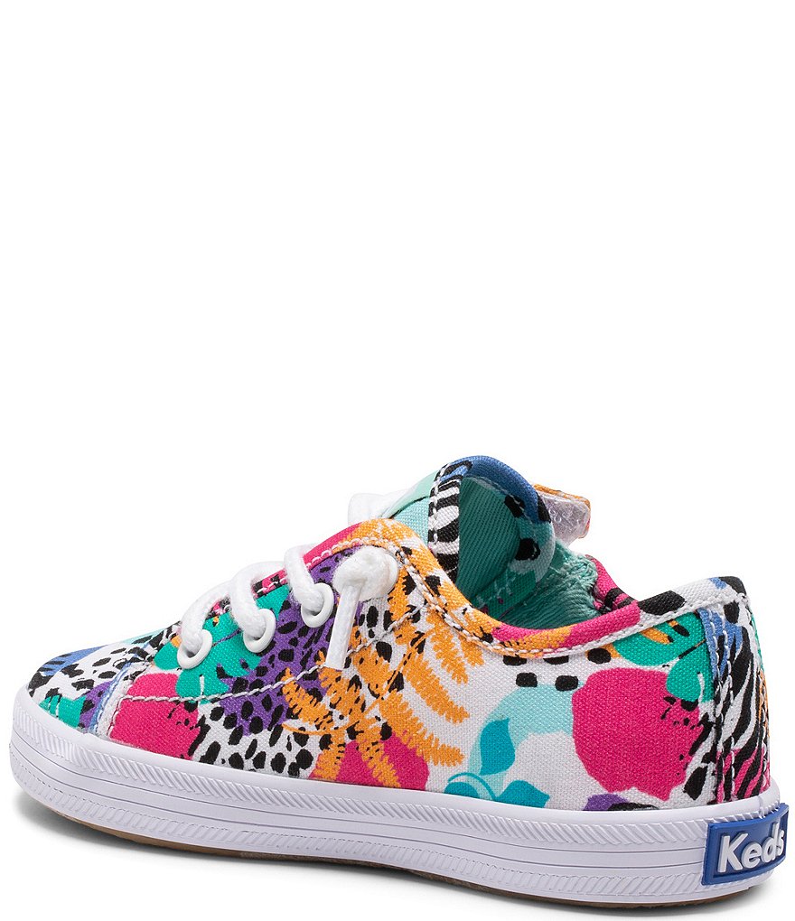 Keds Girls' Kickstart Jr Purple Floral Sneakers (Infant)