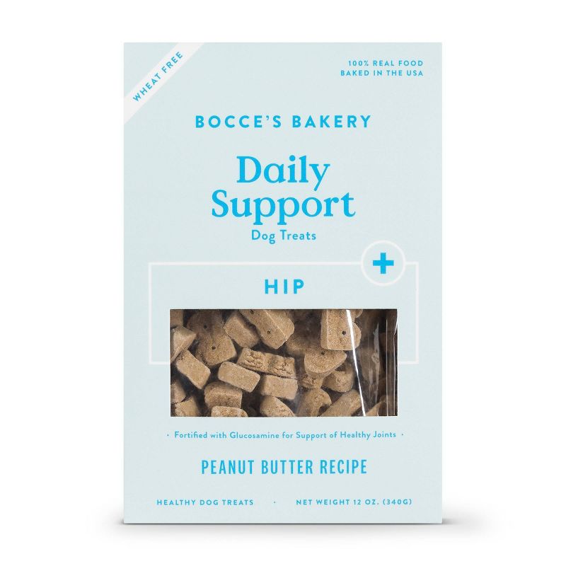 Bocce's Bakery Hip Aid Functional Peanut Butter Dog Treats - 12oz