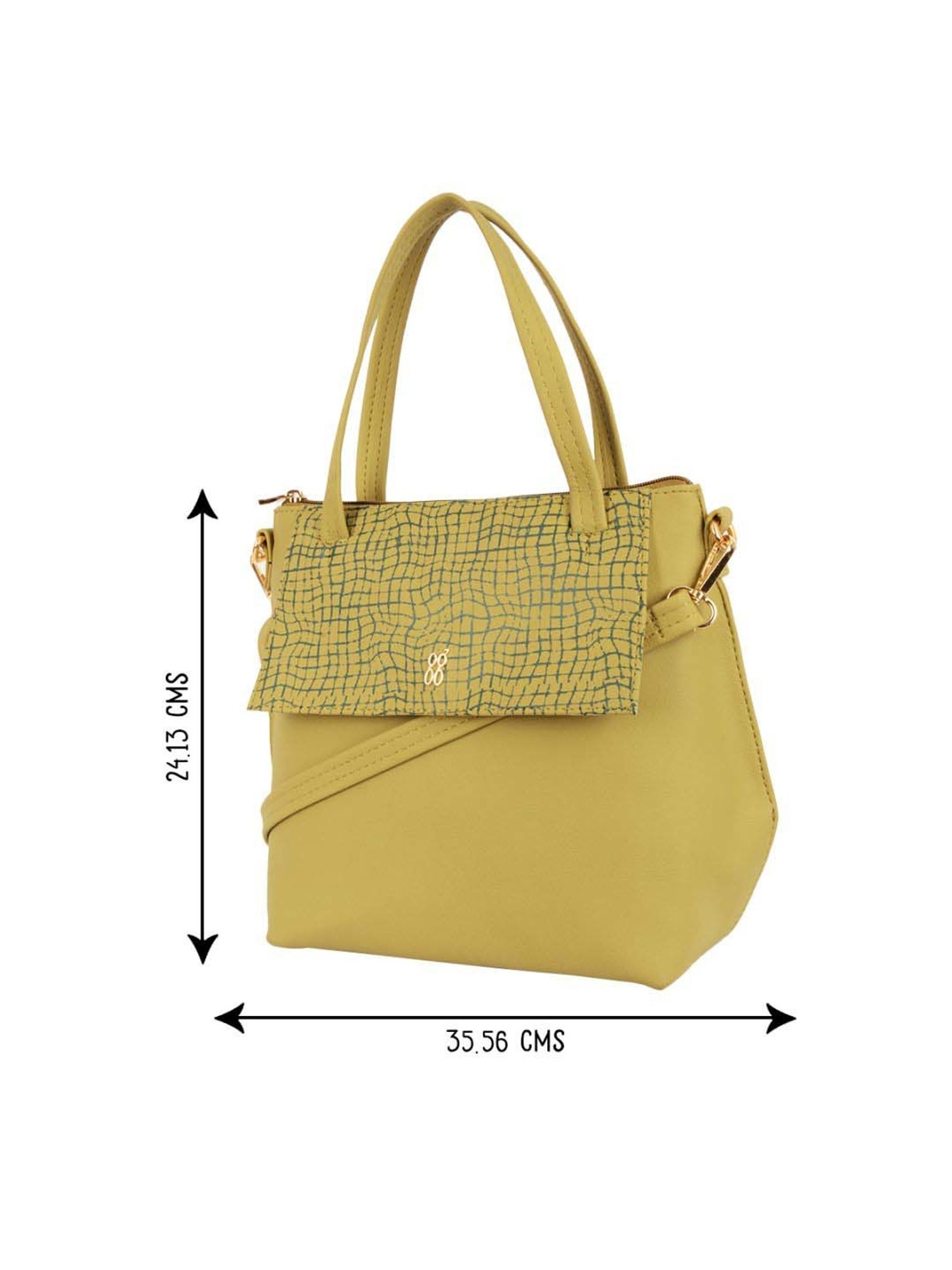 Baggit Leaf PVC Solid Tote Handbag