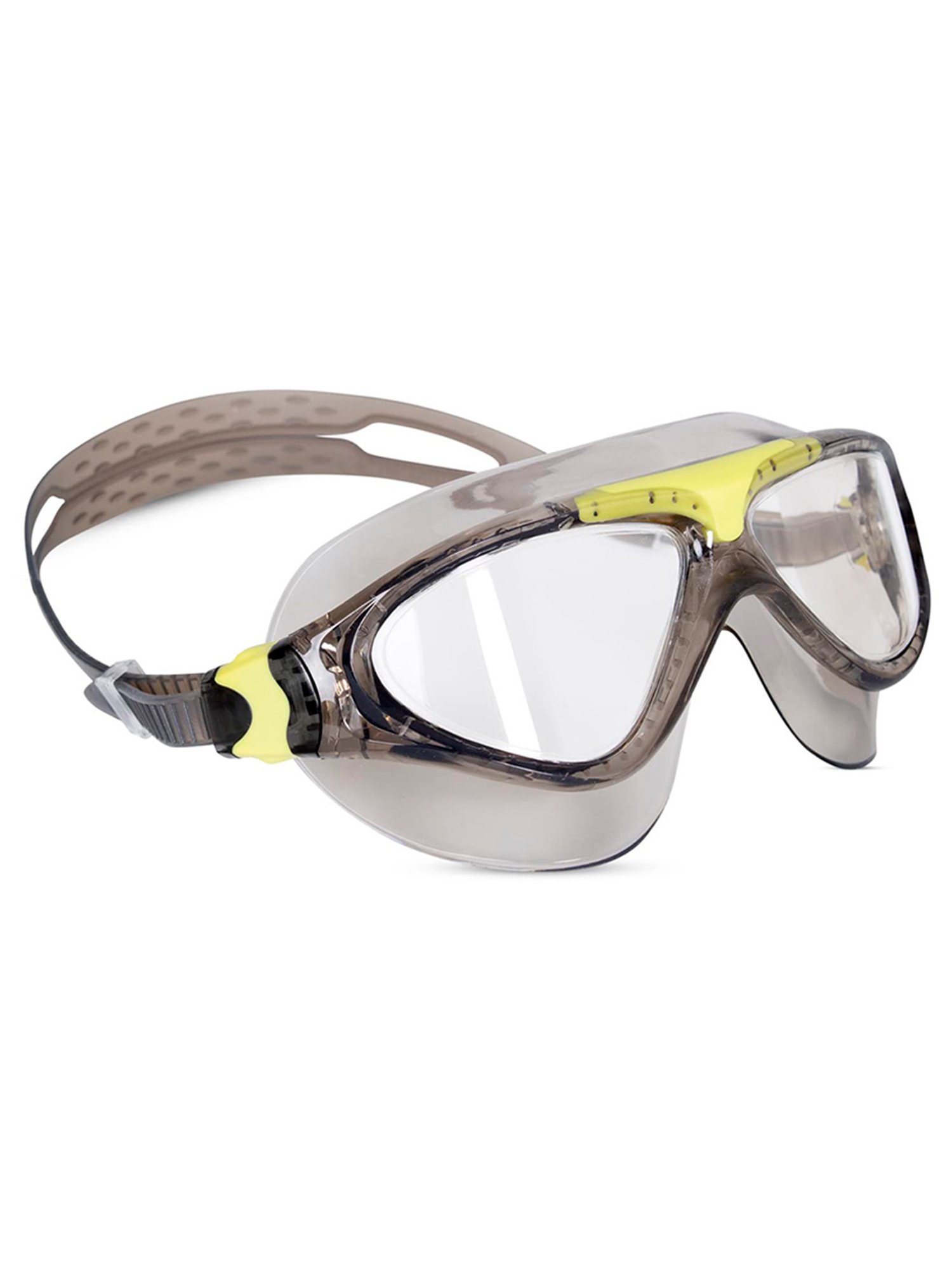 Viva Swimming Anti Fog UV Protection High Performance Mask Goggle (Grey)
