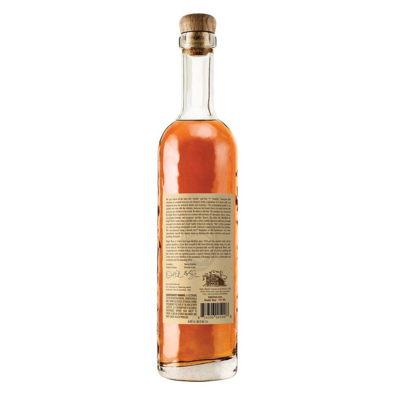 High West Double Rye Whiskey - 750ml Bottle