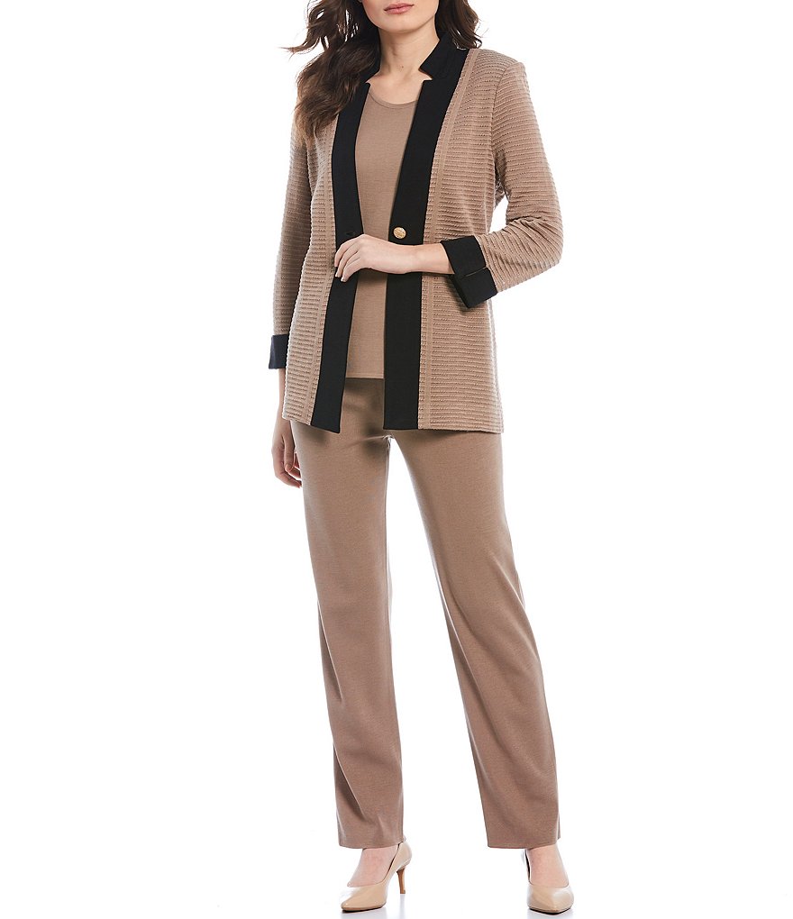 Misook Sleeveless Crew Neck Coordinating Tank