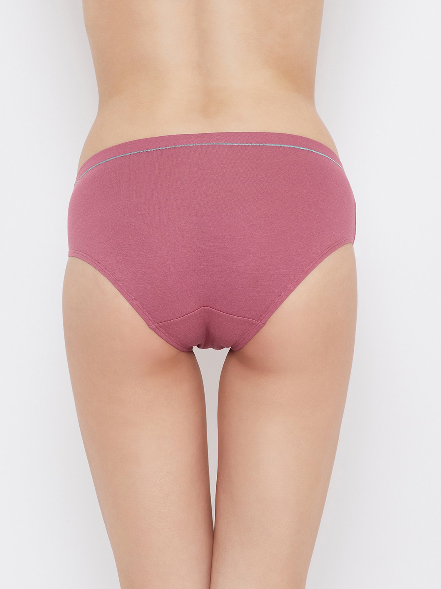 Clovia Pink Cotton Hipster Panty