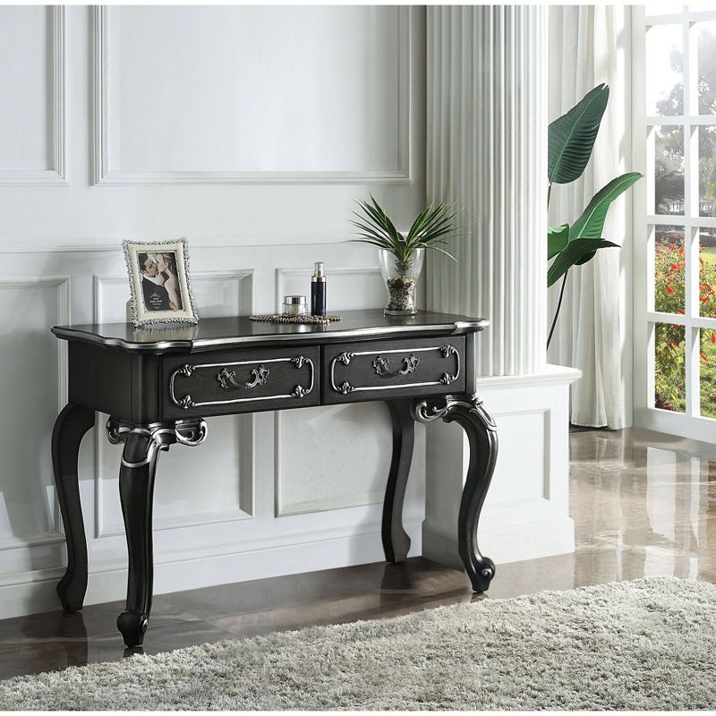 Delphine Vanity Table Charcoal - Acme Furniture