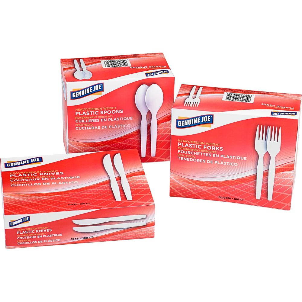 Polystyrene Spoon Heavyweight 100/BX White