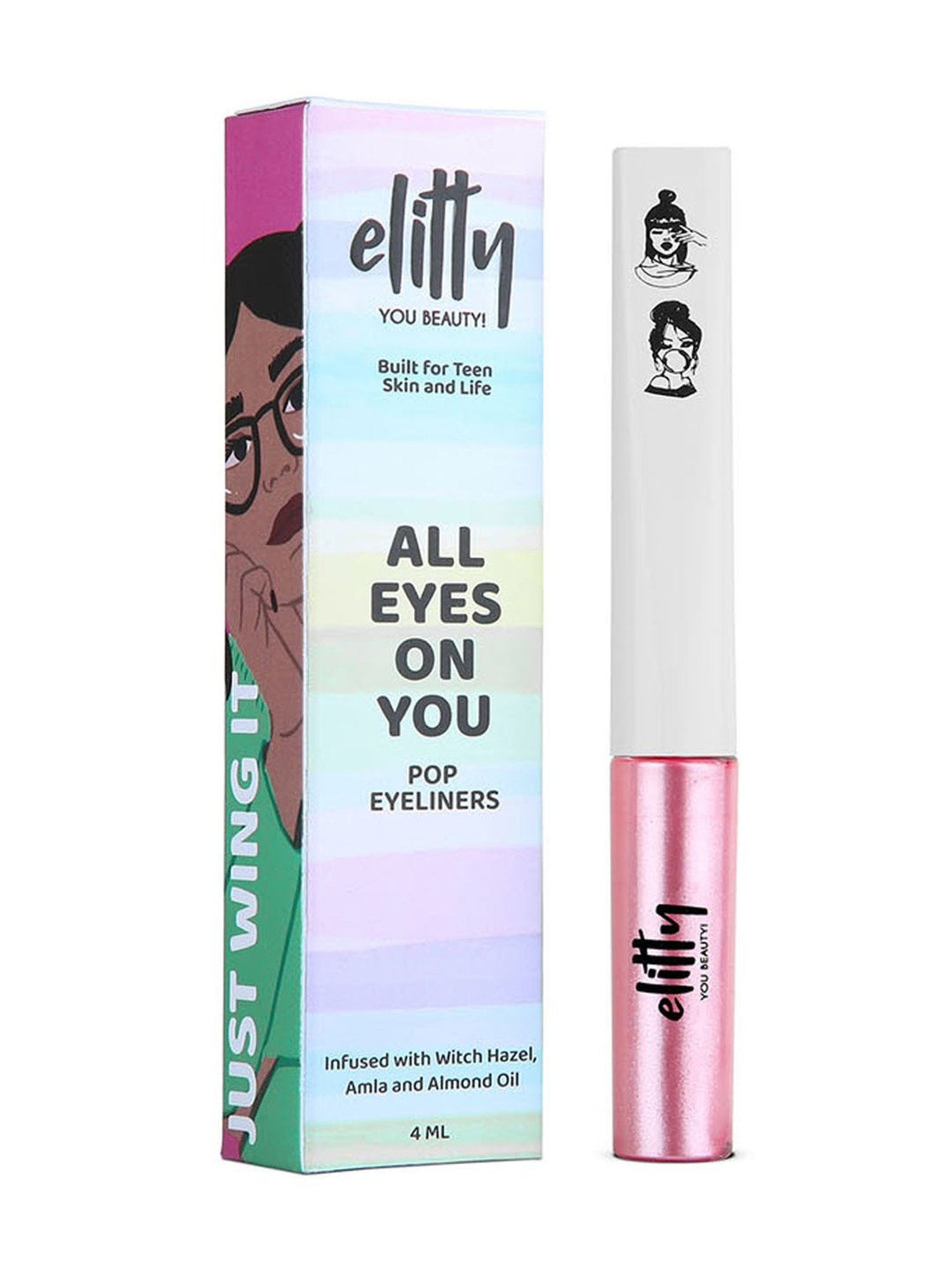 Elitty All Eyes on You Pop Eyeliner - Space Goddess (Metallic Pink) - 4 ml