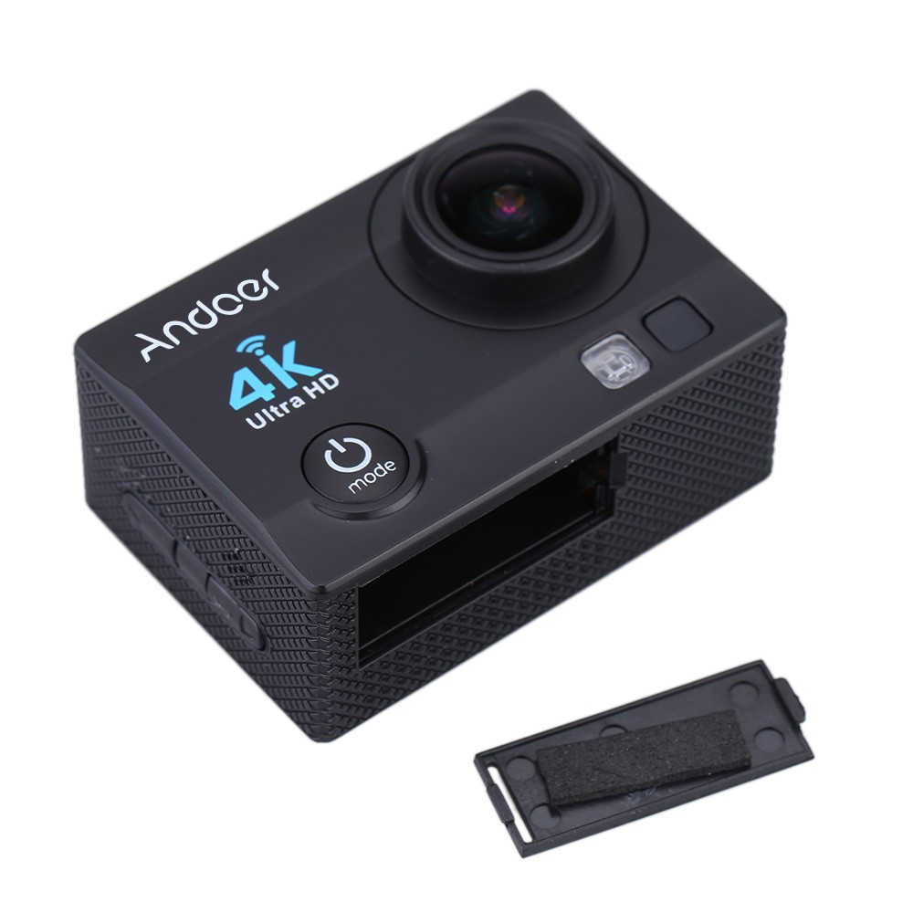 Andoer Q3H 2" Ultra-HD LCD 4K 25FPS 1080P 60FPS Wifi Wireless Connection 16MP Action Camera 170&deg;Wide-Angle Lens with Diving 30-meter Waterproof Case