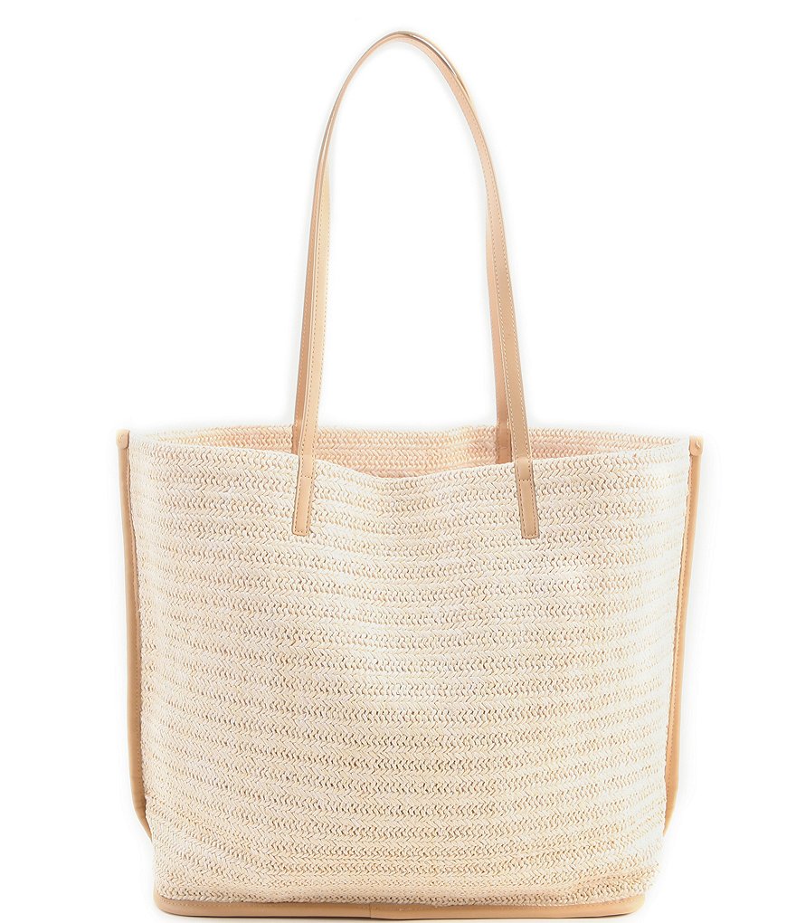 Kurt Geiger London Kensington Llama Straw Basket Bag