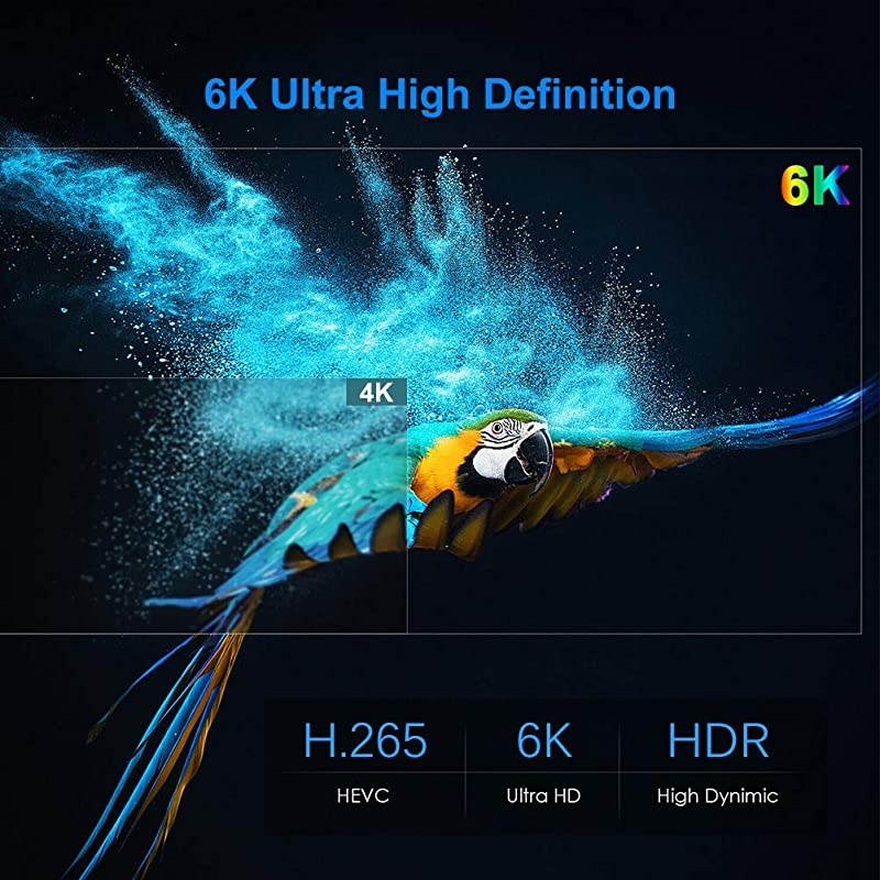 T95 Mini Android 90 TV Box  Android Box 2GB RAM 16GB ROM TV Box H6 Quadcore cortexA53 Smart TV Box 24GHz WiFi 3D 6K Android Box Streaming Media Player
