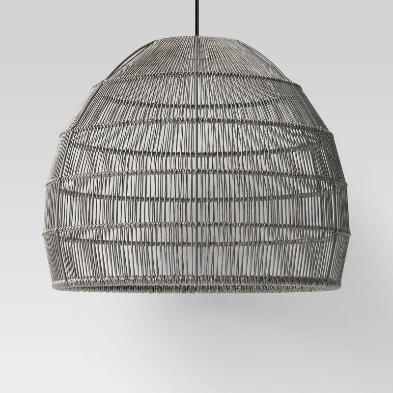 Large LED Solar Pendant Gray - Project 62™