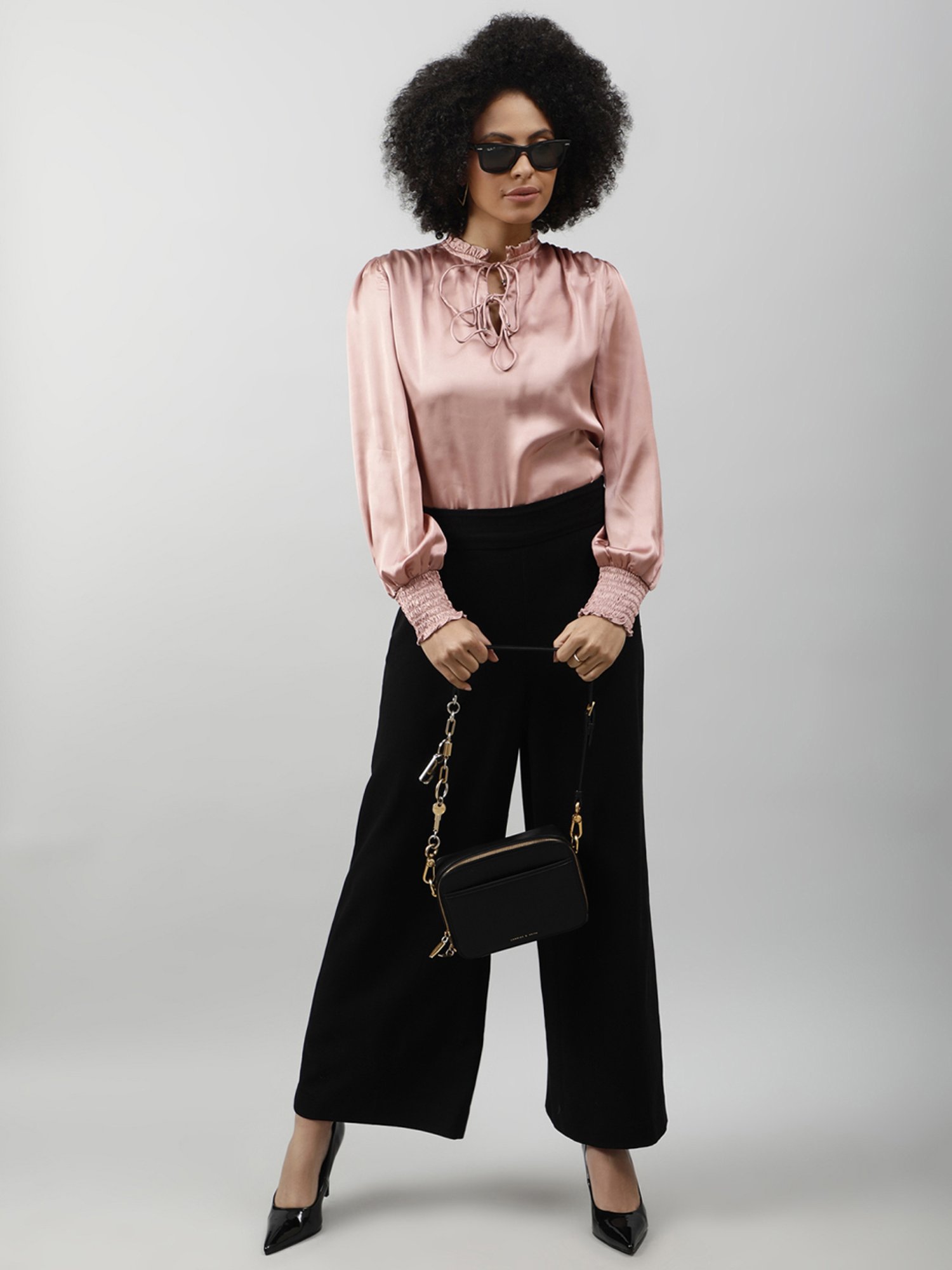 PURYS Pink Relaxed Fit Top