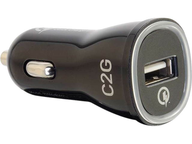 C2G 21069 1-Port Quick Charge USB 2.0 Car Charger
