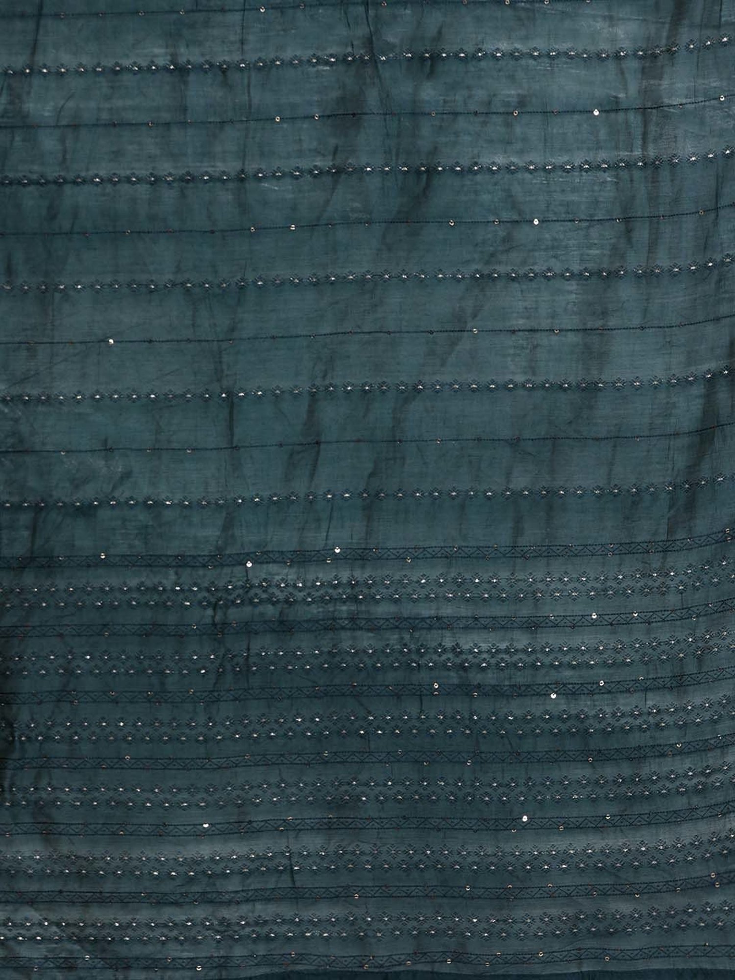 Gerua Blue Embroidered Kurta Pant Set With Dupatta