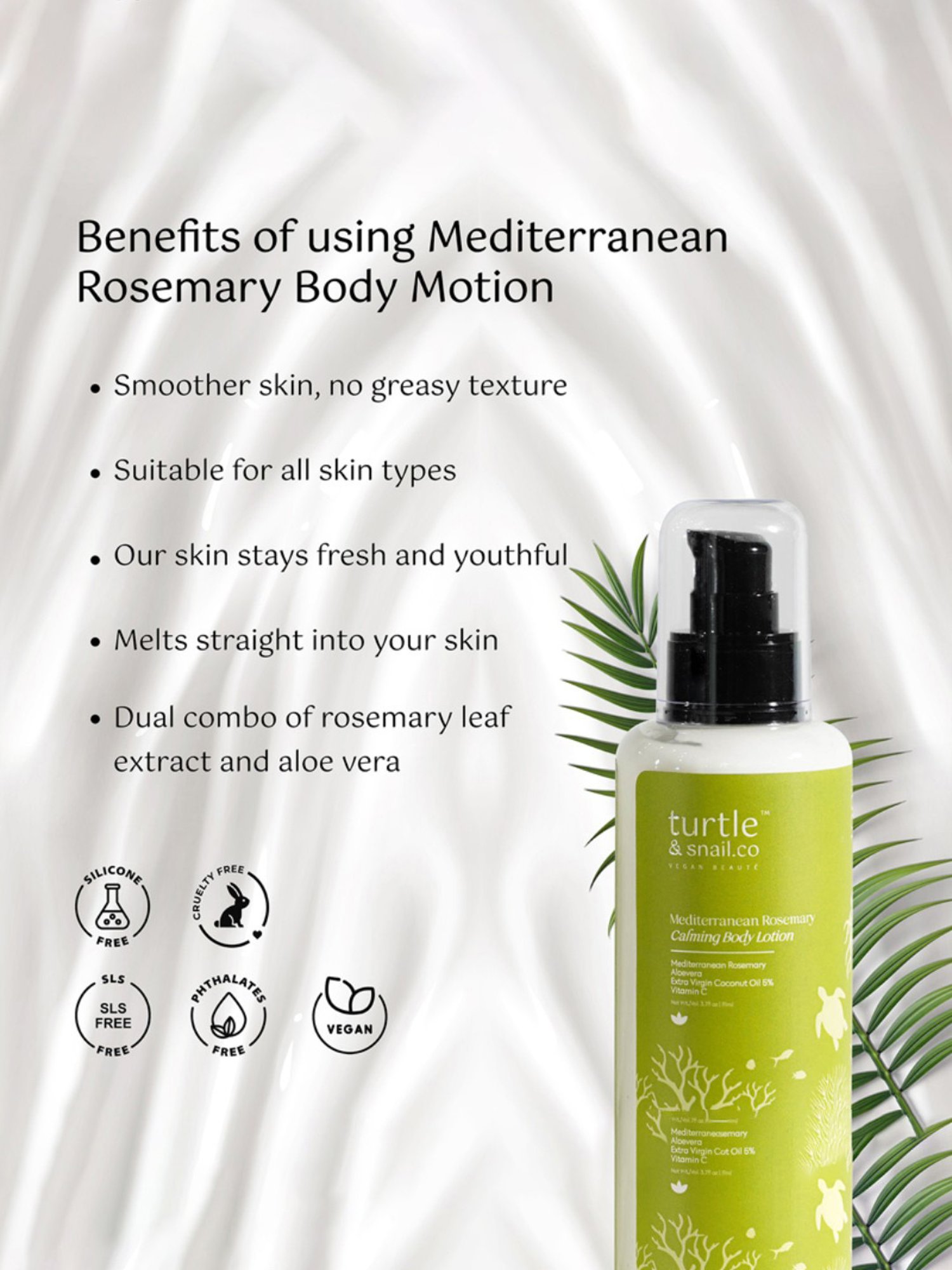 Turtle & Snail.Co Mediterranean Rosemary Calming Body Lotion - 111 ml