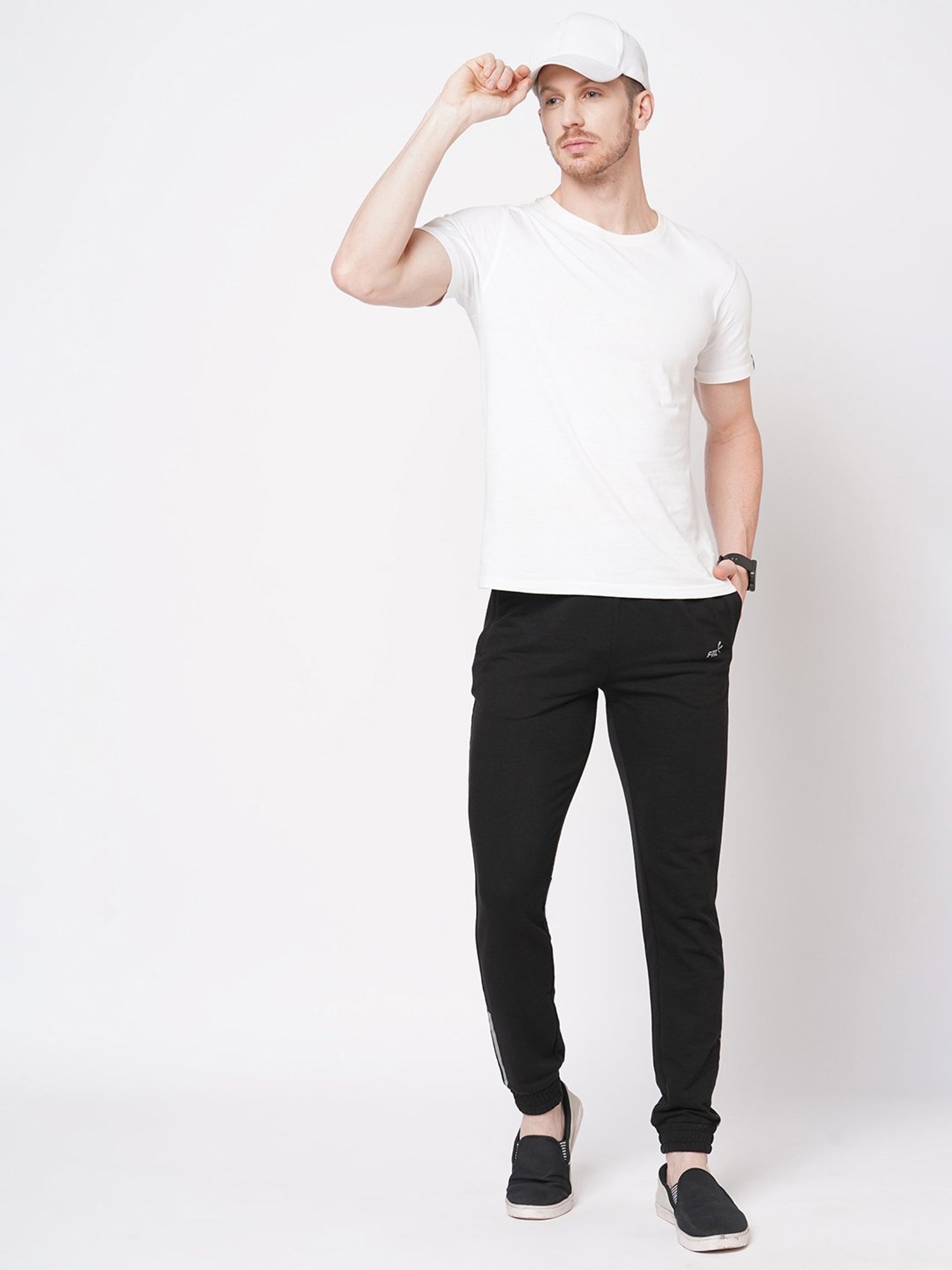 Fitz Black Slim Fit Joggers