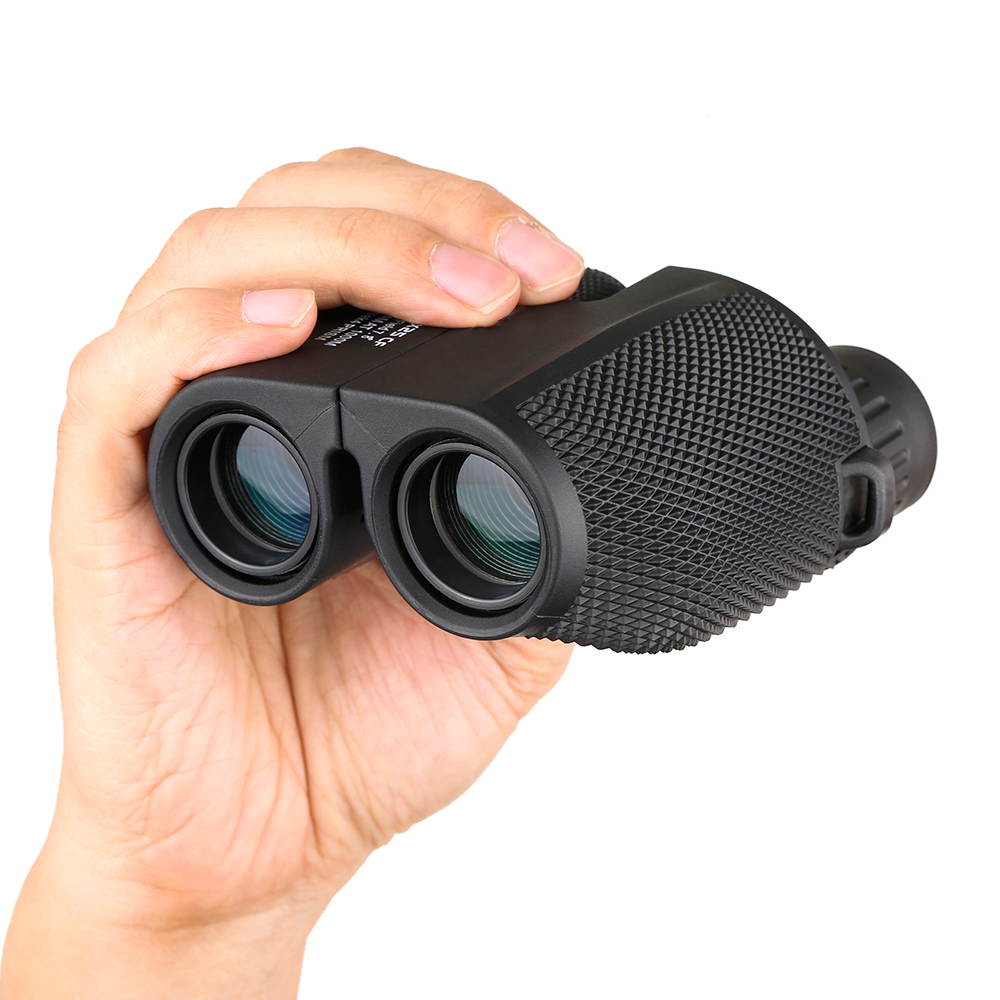 Lightweight Portable Binoculars Telescope 10x25 HD Bak4 Prism IPX6 Waterproof Telescope