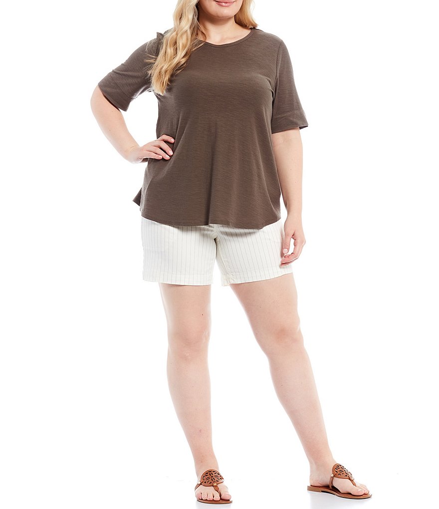 Code Bleu Plus Size Chelsea Bermuda Shorts