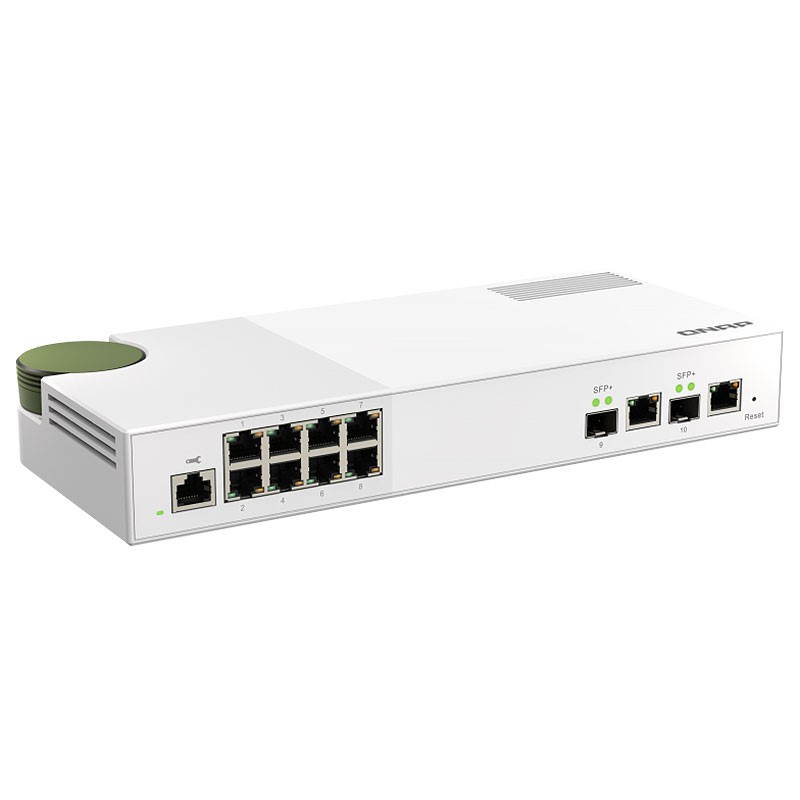 QNAP QSW-M2108-2C 10-Port Managed Switch w/ 10GbE SFP+ Combo Ports