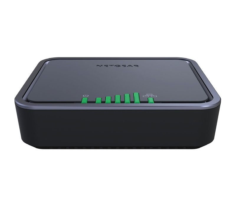 Netgear LB2120 Cellular Modem/Wireless Router - 4G - LTE, HSPA+, UMTS - 18.75 MB/s Wireless Speed - 2 x Broadband Port - Gigabit Ethernet