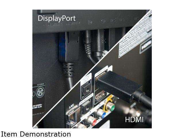 Omni Gear DP-6-HDMI 6 ft. Black DisplayPort to HDMI Cable Male to Male