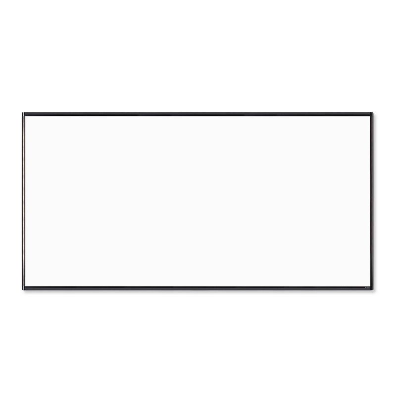 U Brands 96"x48" PINIT Magnetic Dry Erase Board Black Aluminum Frame