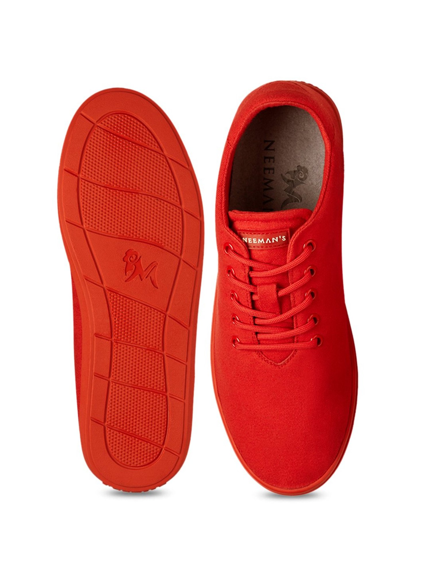 Neemans Men's Red Casual Sneakers