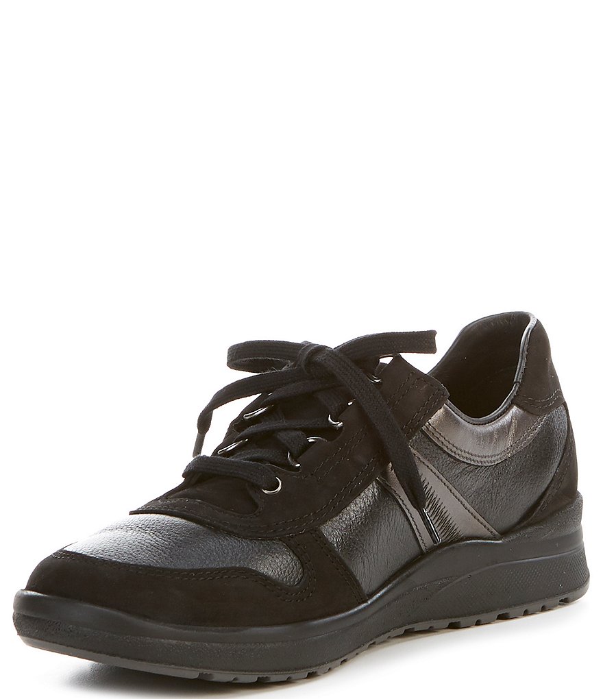 Mephisto Ruby Leather Lace-Up Sneakers