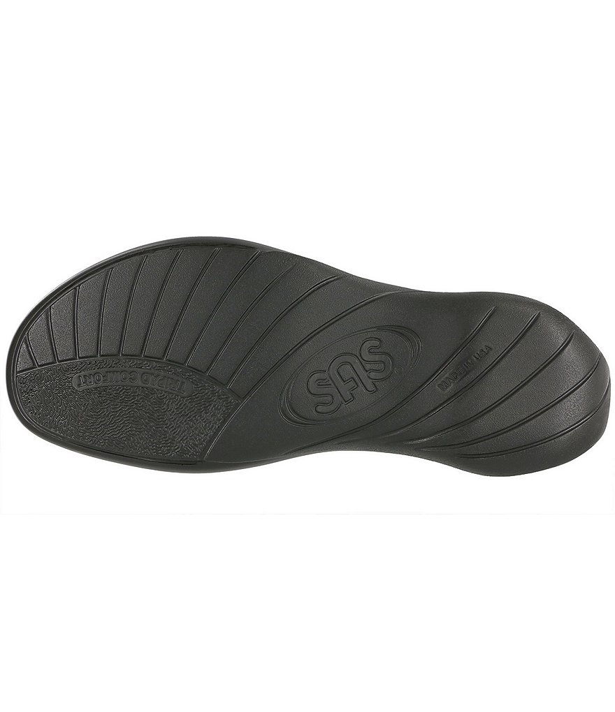 SAS Nudu Dot Printed Leather Wedge Slides