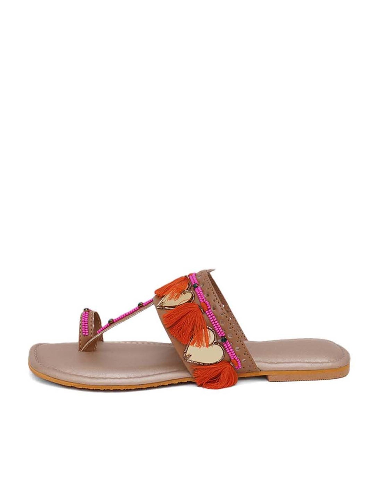 Sole House Women's Nude Toe Ring Sandals